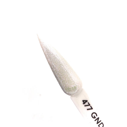 Fine White Glitter - #477 | GND Canada® 1-Step Gel - CM Nails & Beauty Supply
