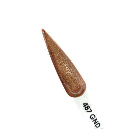 Sunic Gold Glitter - #487| GND Canada® 1-Step Gel - CM Nails & Beauty Supply