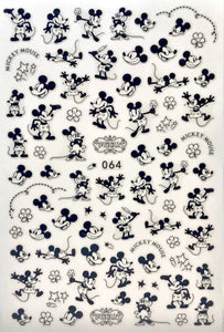 Nail Sticker / 064 / Micky Mouse.