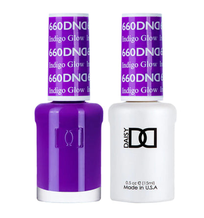 DND - Indigo Glow #660 - Gel & Lacquer Duo - CM Nails & Beauty Supply