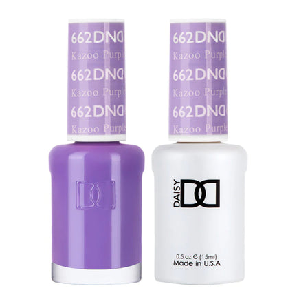 DND - Kazoo Purple #662 - Gel & Lacquer Duo - CM Nails & Beauty Supply