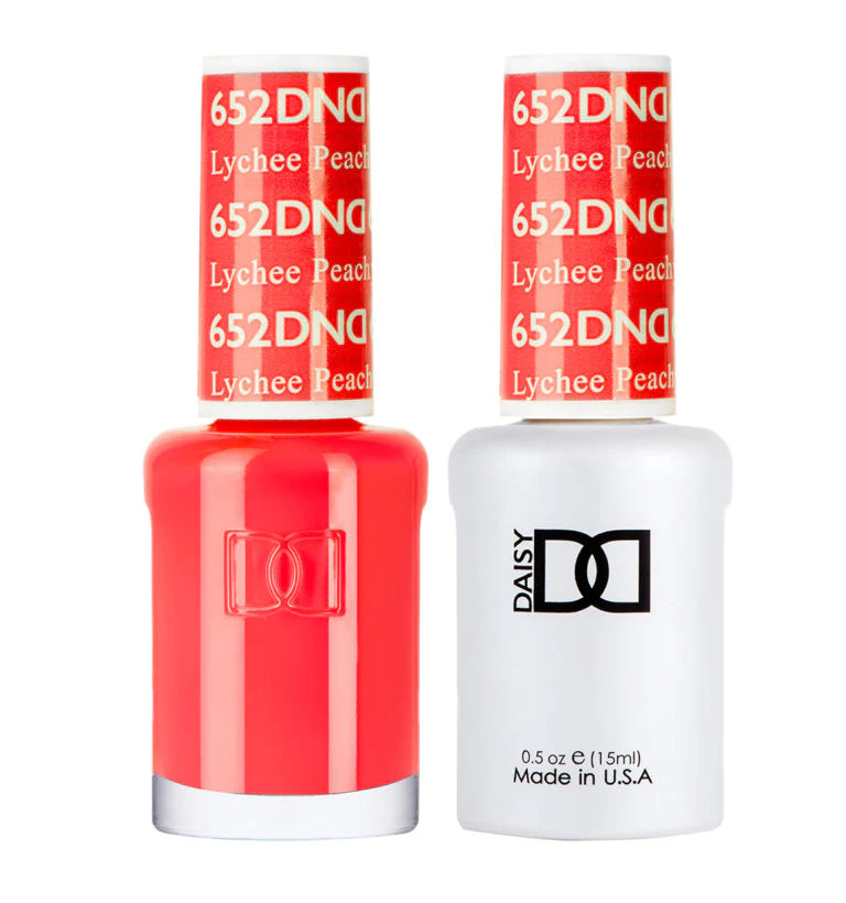 DND - Lychee Peachy #652 - Gel & Lacquer Duo - CM Nails & Beauty Supply