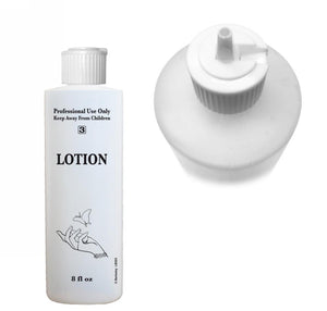 "Lotion" Labelled Bottle with Flip Cap - Available in 8 oz & 16 oz - CM Nails & Beauty Supply
