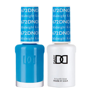 DND Midnight Kiss #672 - Gel & Lacquer Duo - CM Nails & Beauty Supply