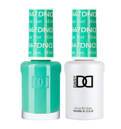 DND - Mint Tint #667 - Gel & Lacquer Duo - CM Nails & Beauty Supply
