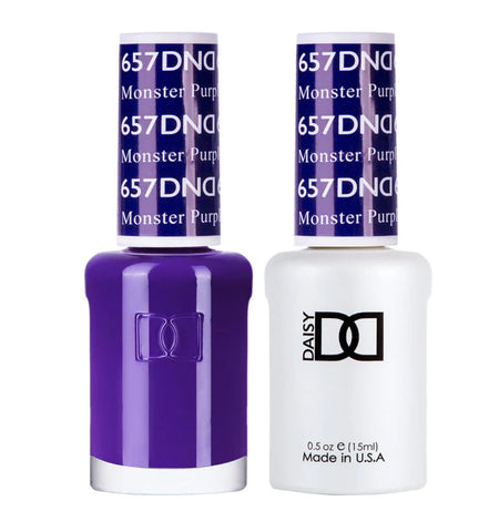 DND - Monster Purple #657 - Gel & Lacquer Duo