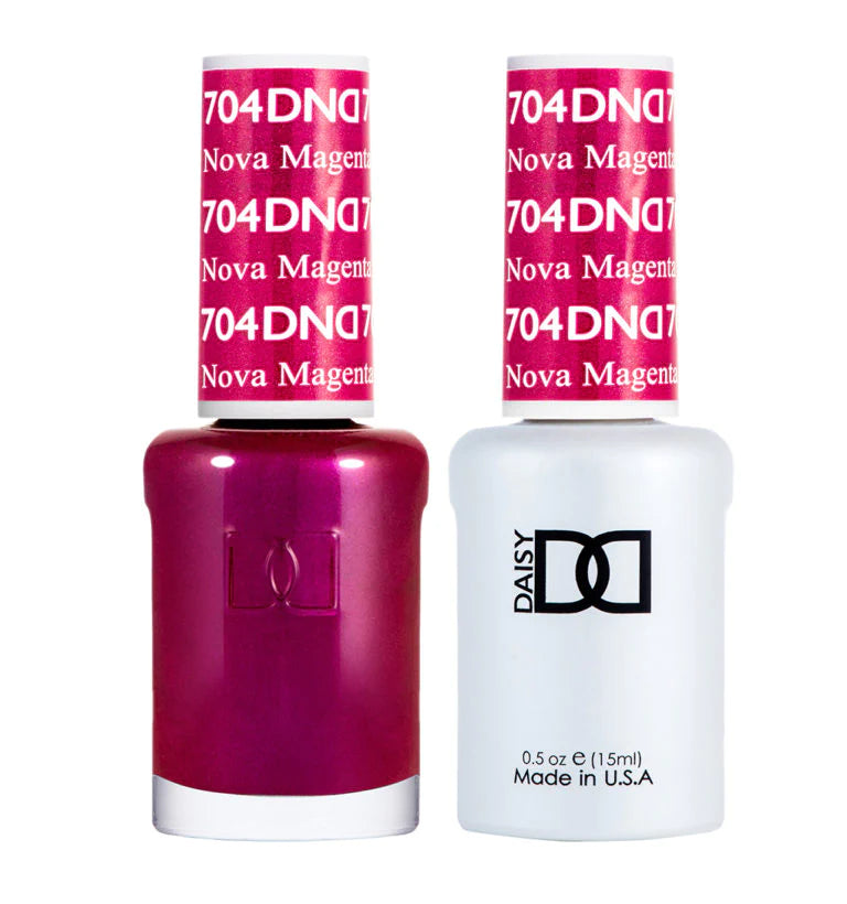 DND - Nova Magenta #704 - Gel & Lacquer Duo - CM Nails & Beauty Supply