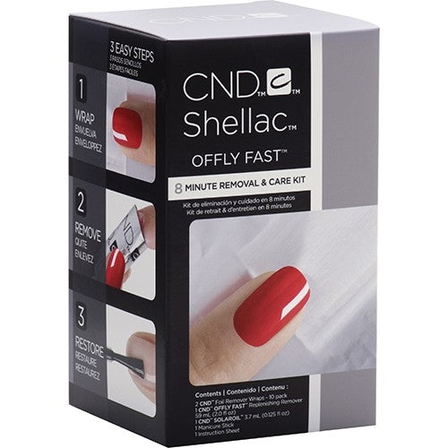 CND - Shellac Offly Fast 8 Minute Removal & Care Kit - CM Nails & Beauty Supply