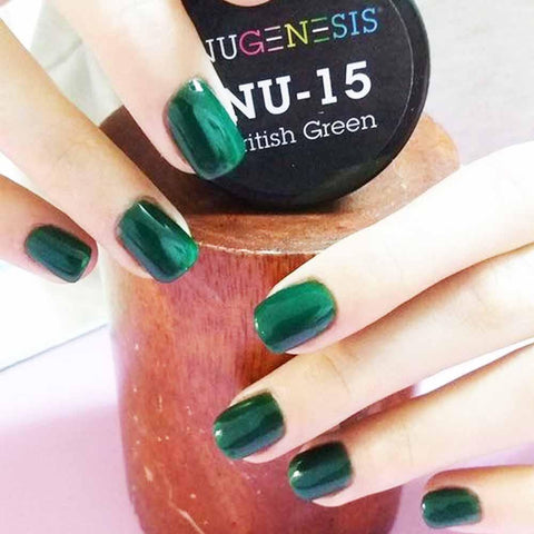 NuGenesis - NU 15 British Green | NuGenesis® - CM Nails & Beauty Supply