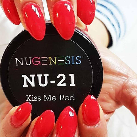 NuGenesis - NU 21 Kiss Me Red | NuGenesis® - CM Nails & Beauty Supply