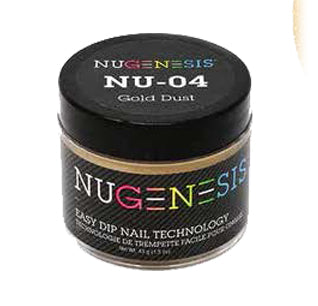 NuGenesis - NU 04 Gold Dust | NuGenesis® - CM Nails & Beauty Supply