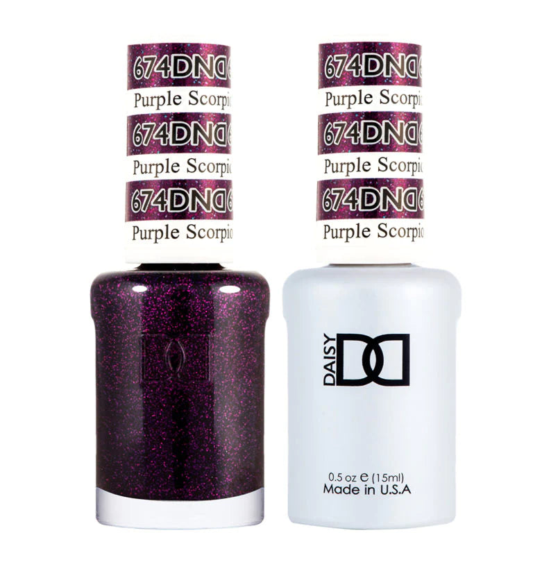 DND - Purple Scorpio #674  -  Gel & Lacquer Duo