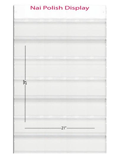Nail Polish Wall Rack | Displays 120 Bottles ( Pick up in store only) - CM Nails & Beauty Supply