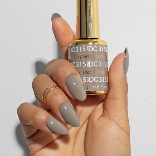 DC Foxy Gray #315 - Gel Polish & Lacquer Duo - CM Nails & Beauty Supply