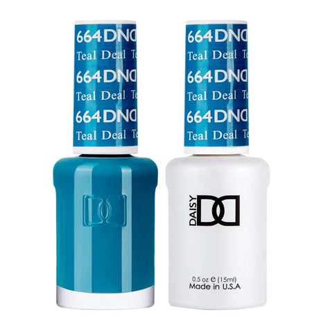 DND -Teal Deal #664 - Gel & Lacquer Duo