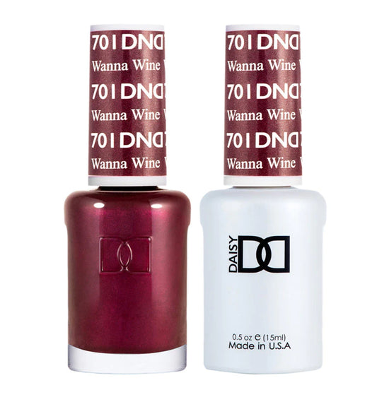 DND - Wanna Wine #701 - Gel & Lacquer Duo - CM Nails & Beauty Supply