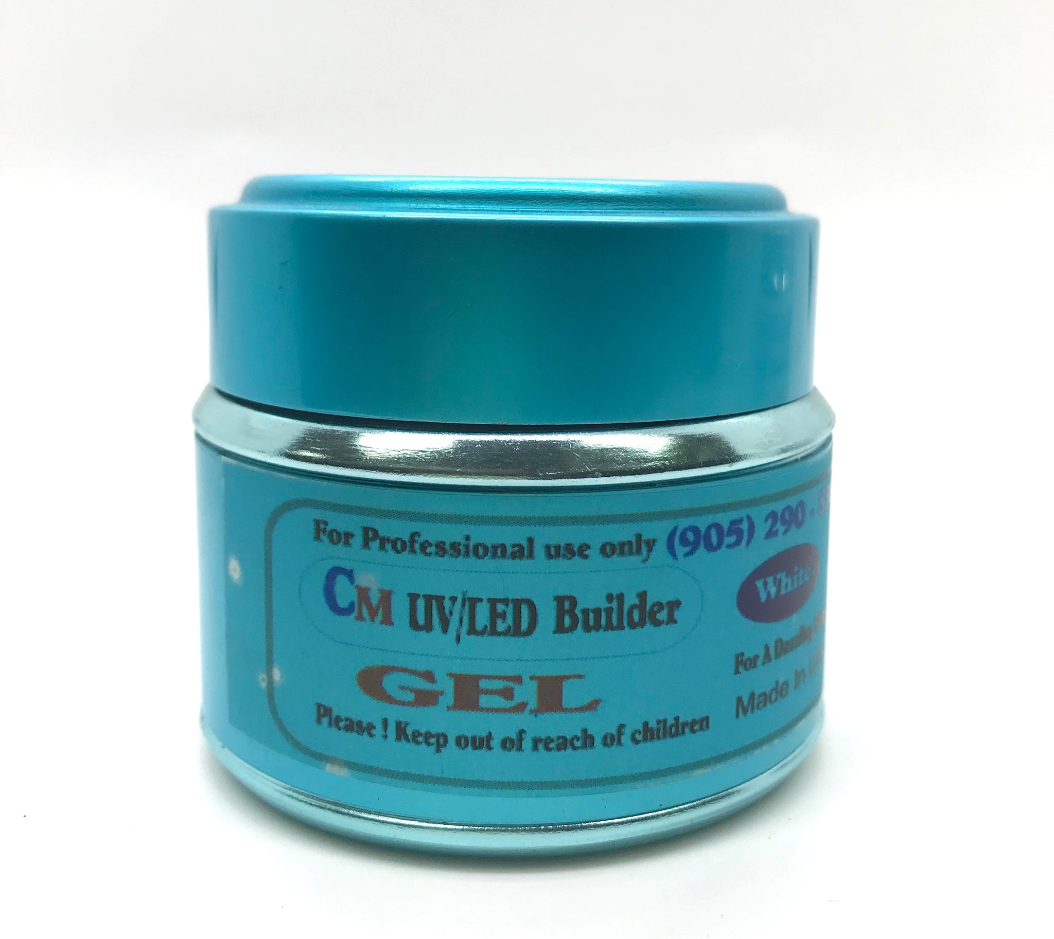 CM UV Gel Builder White. 2oz. - CM Nails & Beauty Supply