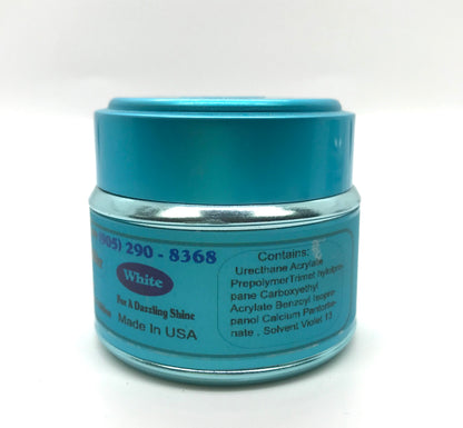 CM White Builder Gel 2 oz | Long-Lasting UV/LED Nail Extension Gel - CM Nails & Beauty Supply