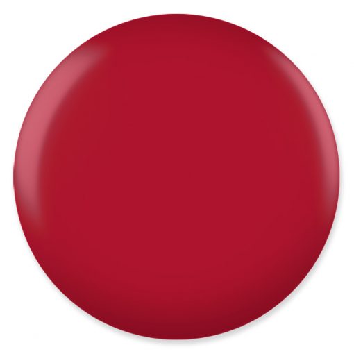 DND Boston University Red #429 gel polish swatch in classic Boston University red