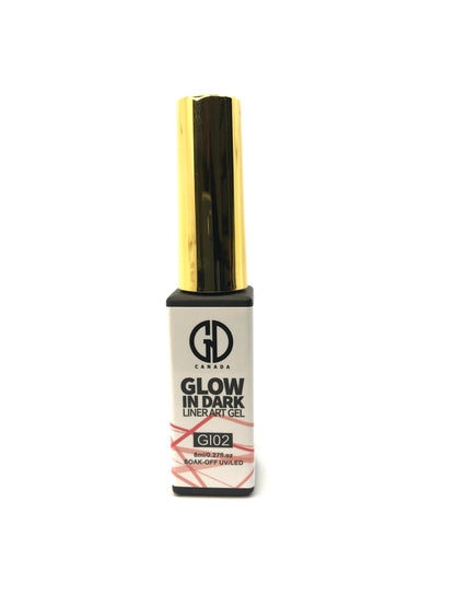 Nail Art Gel Liner | Glow in The Dark | GND Canada 02 | 0.27 Oz - CM Nails & Beauty Supply