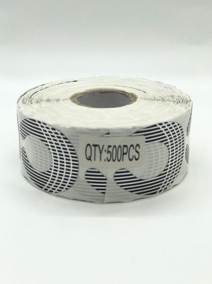 Round Nail Forms | 500 per Roll | Gold | Silver . - CM Nails & Beauty Supply