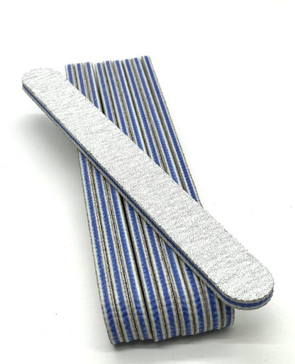 M Milken Disposable Zebra Round Nail File 80/80 | 50 Pcs | 10 Pcs | 1 Pcs | - CM Nails & Beauty Supply