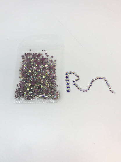 Multi shape Rhinestone AB | Bag 1440 pcs | - CM Nails & Beauty Supply