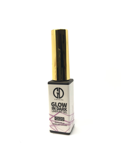 Nail Art Gel Liner | Glow in The Dark | GND Canada 20 | 0.27 Oz - CM Nails & Beauty Supply
