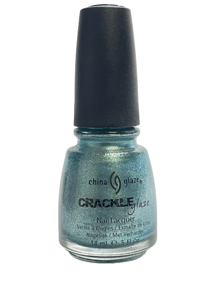 China Glaze Crackle | 1047 Oxidized Aqua | Nail Lacquer - CM Nails & Beauty Supply