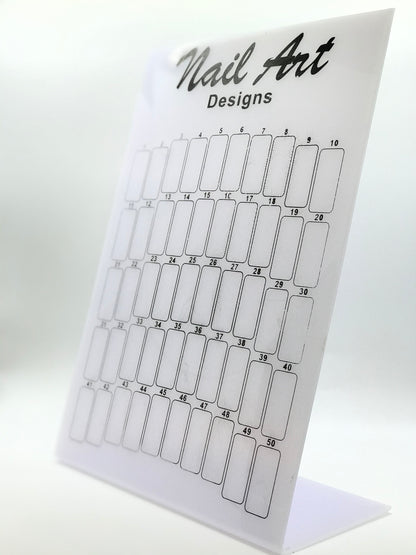 Colour Char | Nail Arts | Desktop Display | Displays 50 Tips - CM Nails & Beauty Supply