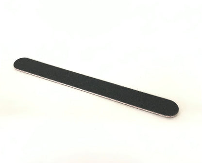 Nail File Black | White & Serrated Pink - 100/100 Grit |1 pcs | 10 Pcs | 50 Pcs | Round Face - CM Nails & Beauty Supply
