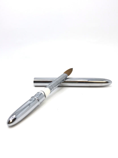 Chris | Marbled Acrylic Brush (100% Kolinsky) - CM Nails & Beauty Supply