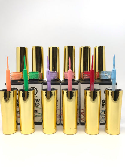 Nail Art Gel Liner | Glow in The Dark | GND Canada 14 | 0.27 Oz - CM Nails & Beauty Supply