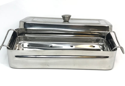 Sterilizer Tray with Cover Stainless Steel - CM Nails & Beauty Supply