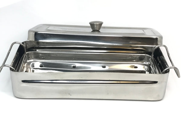 Sterilizer Tray with Cover Stainless  Steel | Size Small | Medium | Large .