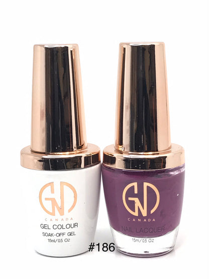 Duo Gel & Lacquer #186 | GND Canada® - CM Nails & Beauty Supply