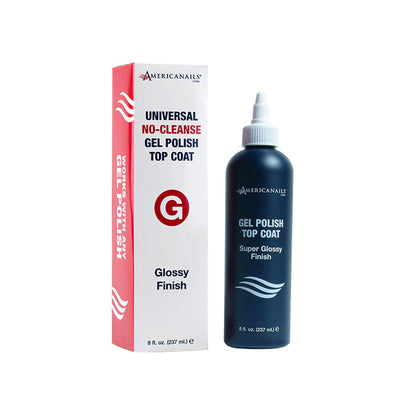 No-Cleanse Gel Polish Top Coat | Glossy Finish 8oz - CM Nails & Beauty Supply