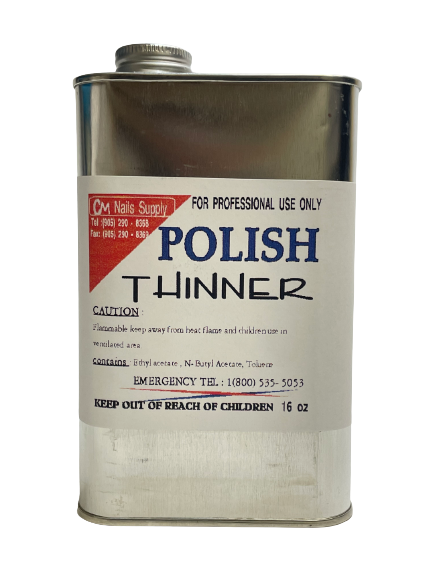 Polish Thinner | 16 fl Oz | 4 fl Oz|