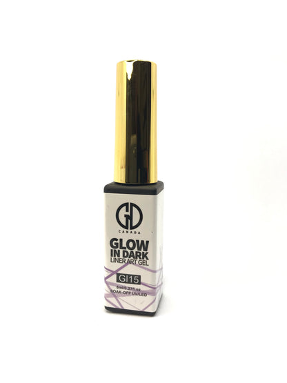 Nail Art Gel Liner | Glow in The Dark | GND Canada 15 | 0.27 Oz - CM Nails & Beauty Supply