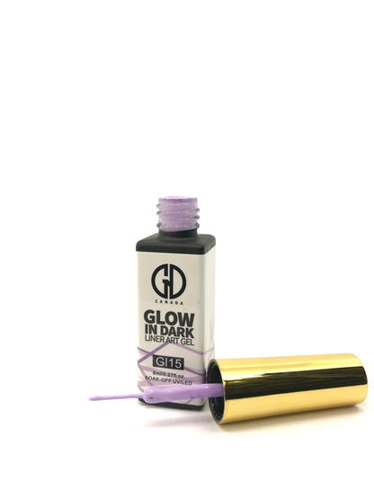 Nail Art Gel Liner | Glow in The Dark | GND Canada 15 | 0.27 Oz - CM Nails & Beauty Supply