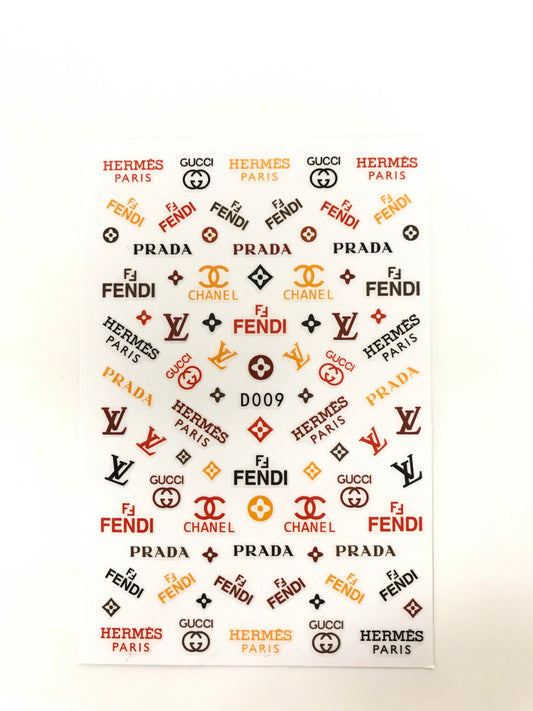 Nail Sticker D009 - CM Nails & Beauty Supply