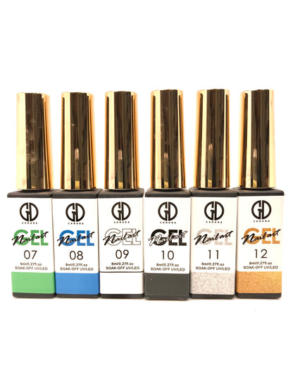 Nail Art Gel Liner | Glow in The Dark | GND Canada 20 | 0.27 Oz - CM Nails & Beauty Supply