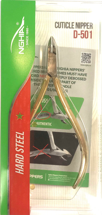 Cuticle Nipper | Nghia D501 | Full Jaw - CM Nails & Beauty Supply