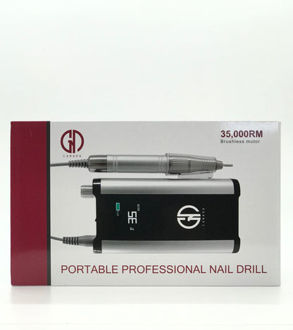 Nail Drill | GND Canada Rechargeable Drill PRO | Digital Screen | 35K RPM - CM Nails & Beauty Supply