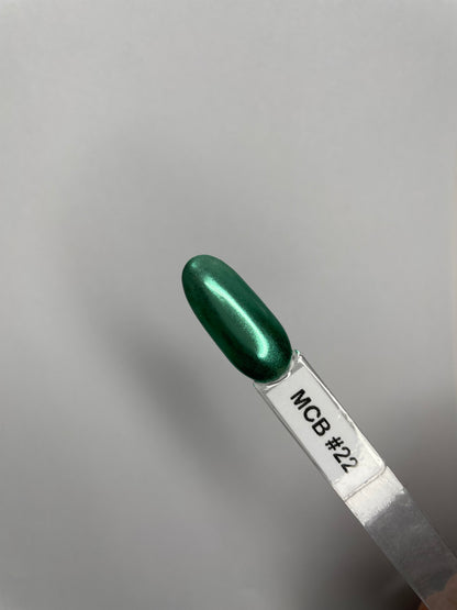 Premium Chrome Pen Powder 25 Metallic Shades with Built-in Sponge - CM Nails & Beauty Supply