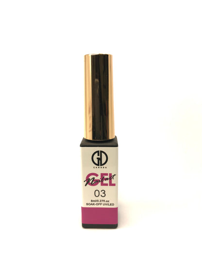 Nail Art Gel Liner | GND Canada 03 | 0.33Oz - CM Nails & Beauty Supply
