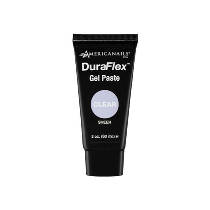 DuraFlex Gel Paste | Hybrid Gel | Clear 2oz - CM Nails & Beauty Supply