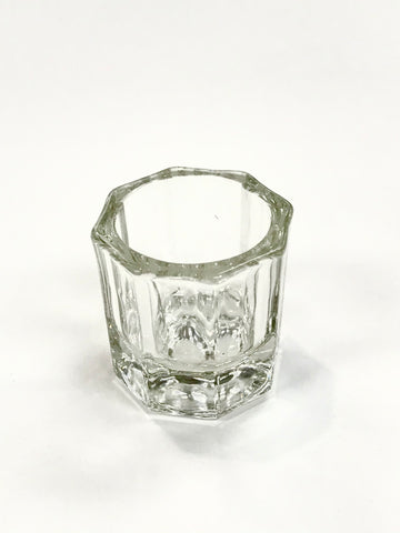 Glass Dappen Dish | For Monomer/Liquid Acrylic/Eyebrow/Lash Tint