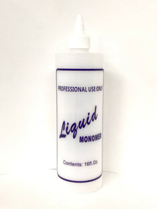 Labelled | Liquid Monomer | Bottle with Twist Cap - Available in 16 oz