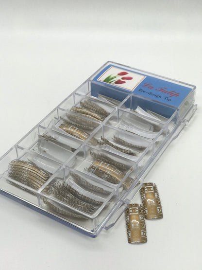 Pre-Designed Acrylic Nail Tip (100 pcs) - CM Nails & Beauty Supply
